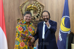 Airlangga-Surya Paloh Bertemu, Bahas soal Reshuffle?