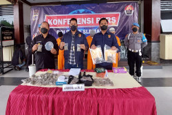 Ungkap 3 Kasus Peredaran Narkoba, Polresta Sleman Sita Hampir Sekilo Ganja
