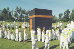 Menggemaskan! Begini Jika Siswa TK Trirenggo Bermanasik Haji