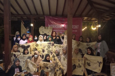 Kolaborasi dengan Warna-Warna Studio, Srikandi Ganjar DIY Beri Pelatihan Ecoprint