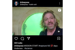 Demi Eksperimen Ilmiah, Profesor Ini Putuskan Tinggal di Bawah Laut Selama 100 Hari