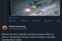 Bantah Klitih dan Menyebutnya sebagai Kenakalan Remaja, Polres Semarang Viral