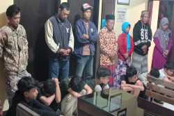 Belasan Motor Milik Remaja Pelaku Perang Sarung Disita hingga Lebaran