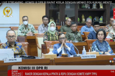 Transaksi Janggal Rp349 T, Mahfud MD dan Sri Mulyani Raker bersama Komisi III DPR