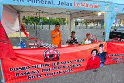Layani Pemudik dan Wisatawan, DPC PDI Perjuangan Kota Jogja Buka Posko Mudik