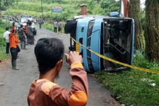 Begini Kronologi Bus Terguling dengan Korban Meninggal 1 Warga Bantul