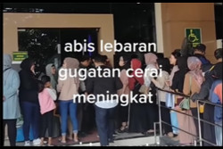 Viral, Antrean Sidang Cerai Membludak Seusai Lebaran