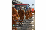 Viral 32 Biksu Jalan Kaki dari Thailand ke Candi Borobudur, Sudah Singgah di Karawang