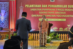 Dilantik Jadi Sekda DIY, Beny Suharsono Fokus Wujudkan RPJMD 2022-2027