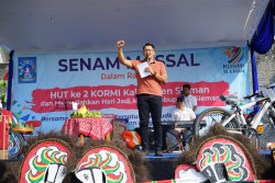 Jaga Kesehatan, Wabup Sleman Ajak Masyarakat Gemar Olahraga