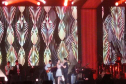 Ariel Noah dan Bunga Citra Lestari Dansa Romantis di Java Jazz 2023