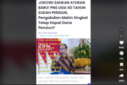 Presiden Tetapkan Batas Pensiun PNS di Usia 50 Tahun, Begini Faktanya