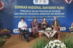 Majelis Guru Besar Prihatin dengan Kondisi Pengamalan Pancasila