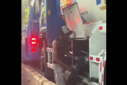 Viral Video Preman Curi BBM dari Truk Tangki Pertamina yang Terkena Macet