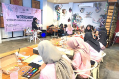 Srikandi Ganjar DIY Ajak Perempuan Milenial Ikuti Lokakarya Melukis
