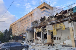 Empat Orang Tewas Akibat Rudal Rusia Hantam Restoran di Kramatorsk Ukraina