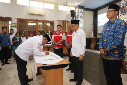 17 Pengurus PMI Kapanewon di Sleman Dilantik