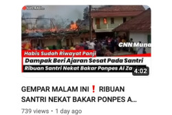 Video Ribuan Santri Bakar Ponpes Al-Zaytun, Ini Faktanya