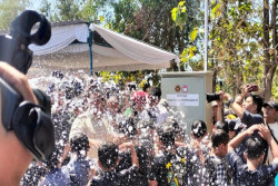 Menhan Prabowo Resmikan Sarana Air Bersih di Gunungkidul