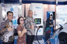 SPKLU Ultra Fast Charging Pertama di Jalur Pansela Resmi Beroperasi