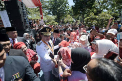 Ridwan Kamil Pamitan saat Jadi Inspektur Upacara HUT RI