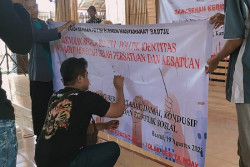 IPPNU Bantul dan Ormas Pemuda Nyatakan Sikap Tolak Politik Identitas Jelang Pemilu 2024