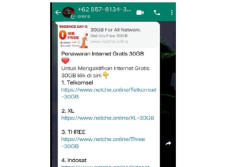 Beredar Promo Kemerdekaan RI Bisa Dapat Kuota Internet Gratis hingga 30 GB, Ini Faktanya