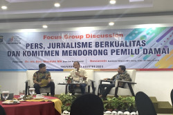 AMSI dan Polda DIY Kampanyekan Pemilu Damai dengan Jurnalisme Berkualitas
