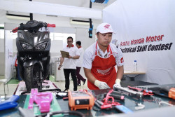 Tingkatkan Kompetensi Para Teknisi, AHM Gelar Technical Skill Contest