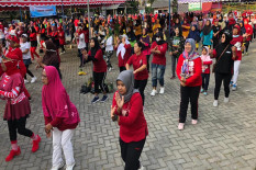 Gandeng Perwosi, Kapanewon Mlati Gelar Senam Massal dan Lomba Senam
