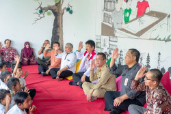 Kepala BPIP Resmikan Pojok Taman Baca Pancasila di Bantaran Kali Code Jogja