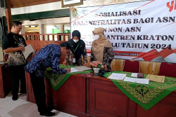 Jaga Netralitas Pemilu 2024, Pamong Kemantren di Jogja Tandatangani Pakta Integritas