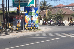 Belum Masa Kampanye, Spanduk Parpol dan Caleg Bertebaran di Bantul