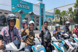 Electric Adventure Dieng Plateau 2023, Petualangan Seru Komunitas Motor Listrik Dukung Transisi Energi