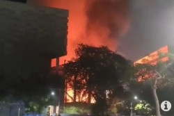 Museum Nasional Kebakaran, Kronologi Awal Ada Suara Ledakan Besar