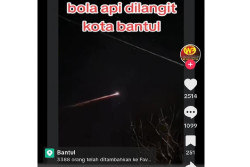 Viral Bola Api Jatuh di Langit Jogja, Ini Penjelasan BRIN