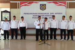 Mahardi Badrun Dikukuhkan Jadi Ketua Apdesi Bantul Periode 2023-2028