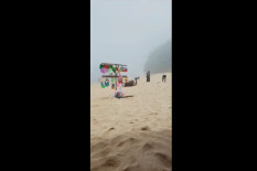 Kabut Tebal Selimuti Kawasan Pantai Gunungkidul