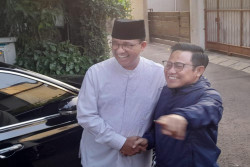 Kunjungi Anies Baswedan, Cak Imin: Menikmatinya rumah Pak Anies