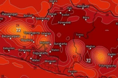 Duh, Cuaca Terpanas di Jateng Diperkirakan hingga 38 Derajat Celcius