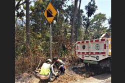 Dishub Pasang Perlengkapan Jalan di Sejumlah Titik untuk Keselamatan Pengendara