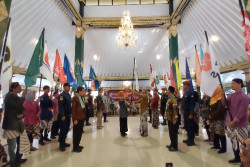 Estafet Kirab Pemilu 2024 Tiba di Kabupaten Sleman, Begini Penampakannya