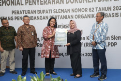 Resmi, Perbup Tentang Pengembangan Pertanian Organik Berbasis Kawasan Diluncurkan di Sleman