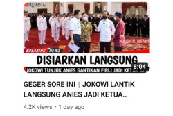 Beredar Kabar Presiden Jokowi Melantik Anies Baswedan Jadi Ketua KPK, Cek Faktanya