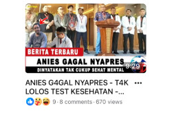 Anies Baswedan Dikabarkan Tidak Lolos Tes Kesehatan Kemarin, Cek Faktanya
