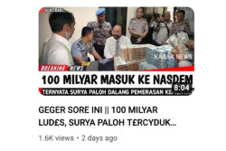 Surya Paloh Dikabarkan Jadi Tersangka Korupsi Kementan, Cek Faktanya