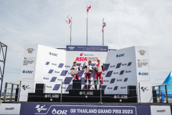 Pebalap Astra Honda Kembali Bikin Indonesia Raya Bergema di Kejuaraan Balap Asia