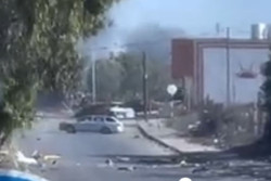 Viral! Detik-detik Mobil Warga Palestina Dibom Tank Israel di Jalur Gaza