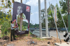 Baliho Diduga Dirusak, Ketua PSI Gunungkidul Akan Pasang yang Baru Lagi