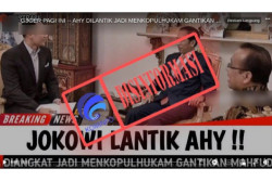 AHY Dikabarkan Jadi Menkopolhukam, Cek Faktanya